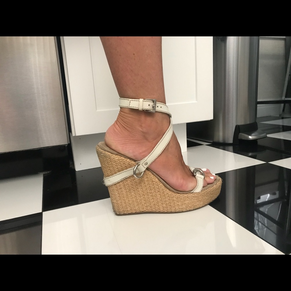 Prada wedge sandals size 40